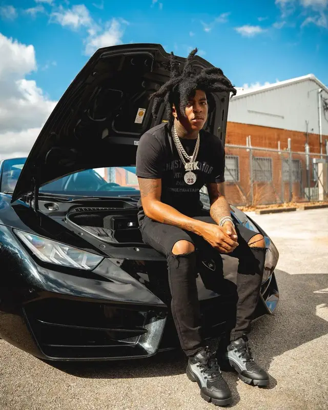 Yungeen Ace outfit in Dior and Amiri, 2021
