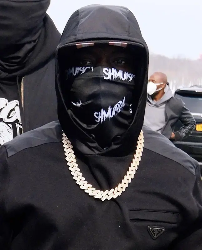 Bobby Shmurda outfit in Prada and Custom, 2021