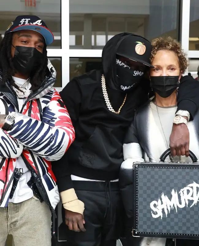 Bobby Shmurda outfit in Prada and Custom, 2021