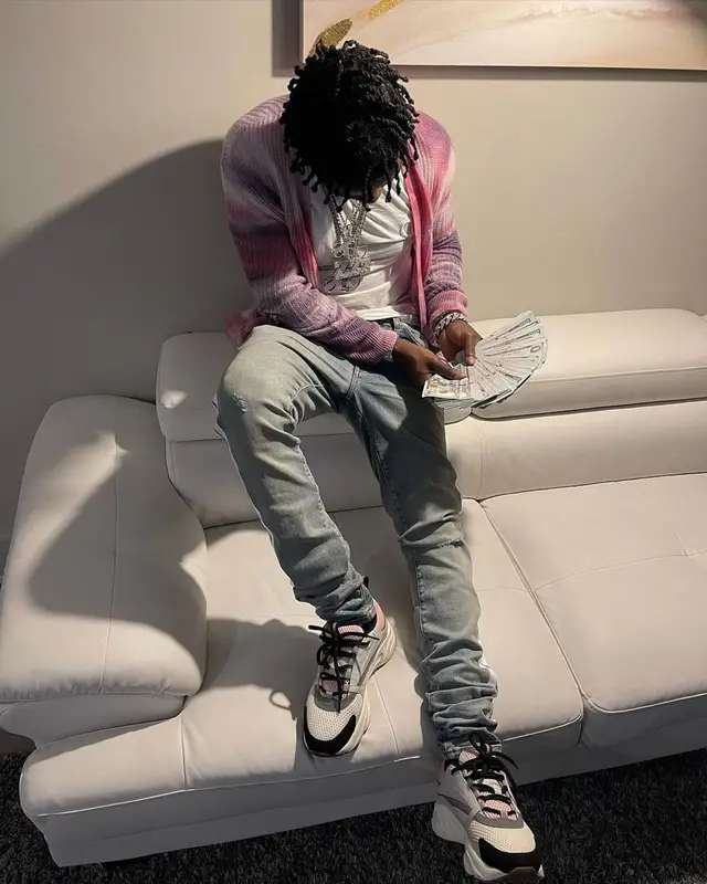 Jackboy outfit in Amiri and Dior, 2021