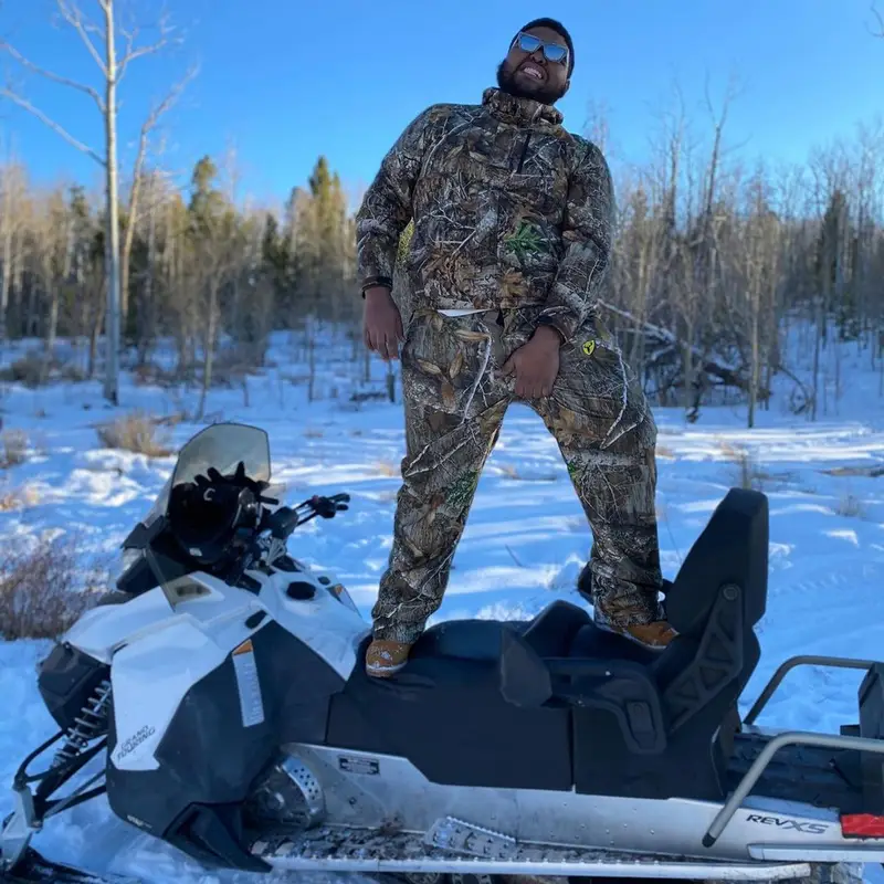 Druski outfit in Realtree , Timberland, and Louis Vuitton, 2020