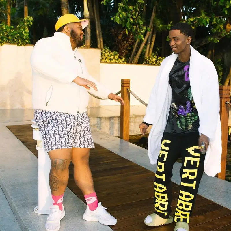 Druski outfit in Nike, ’47, and Bape, 2020