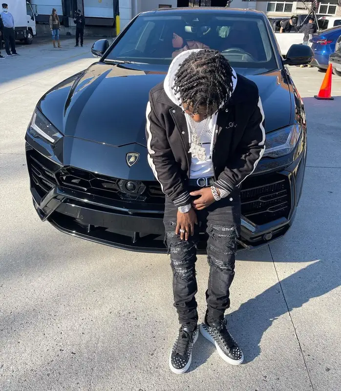 Jackboy outfit in Amiri, Fendi, and Dior, 2021