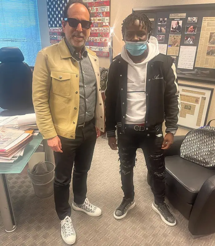 Jackboy outfit in Amiri, Fendi, and Dior, 2021