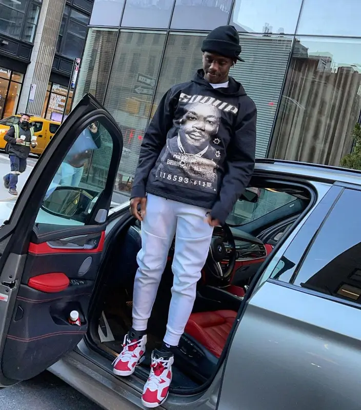 Famous Dex outfit in Sodup New York, Nike, and Jordan, 2021
