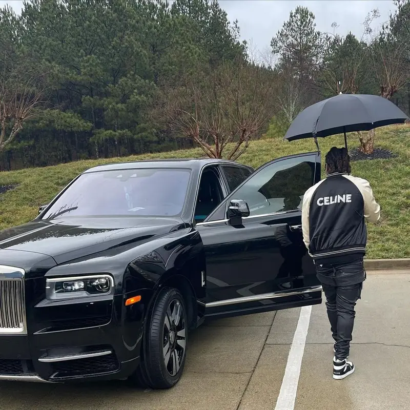 Gunna outfit in Dior, Louis Vuitton, and Celine, 2021