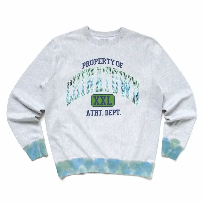 Market Rib Dye Varsity Crewneck $100