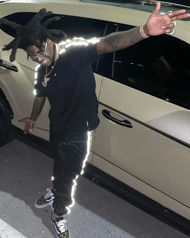 Kodak Black outfit in Gucci, Sircastleteees, and Cartier, 2021
