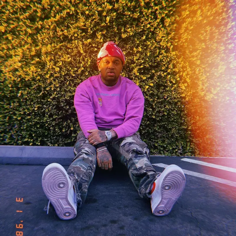 Mustard outfit in Gosha Rubchinskiy, Gallery Dept., and Nike, 2021