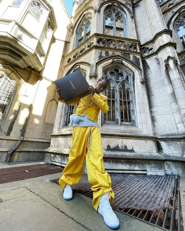 Bloody Osiris outfit in Nike and Rick Owens, 2021