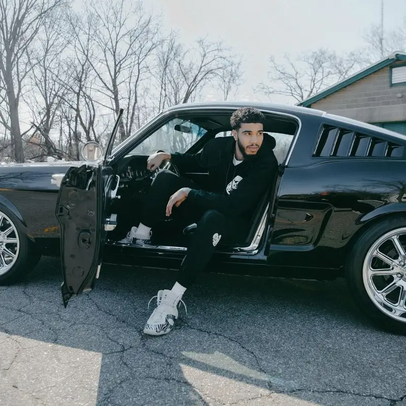Jayson Tatum outfit in Mcflyy  and Nike, 2021