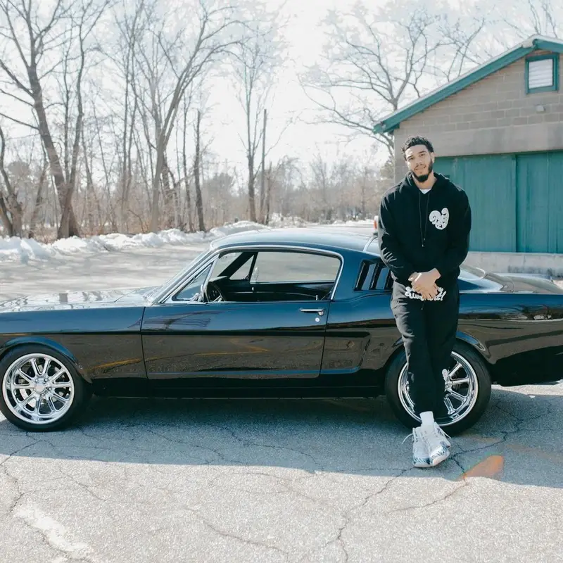 Jayson Tatum outfit in Mcflyy  and Nike, 2021