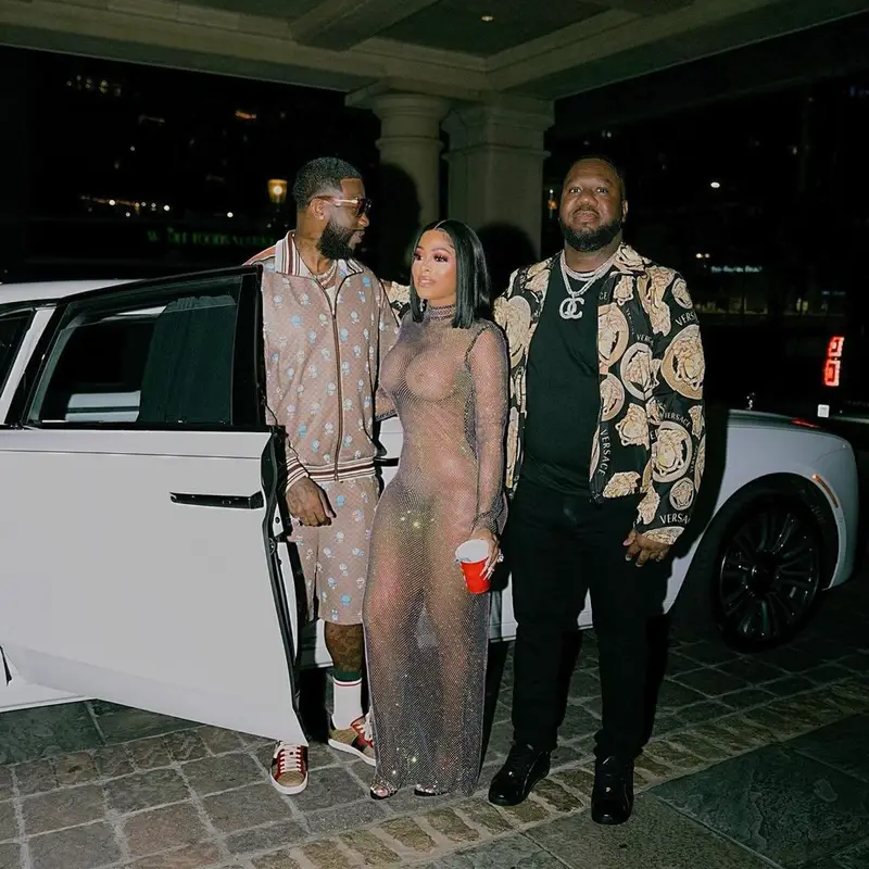 Gucci Mane outfit in Gucci and Doraemon, 2021