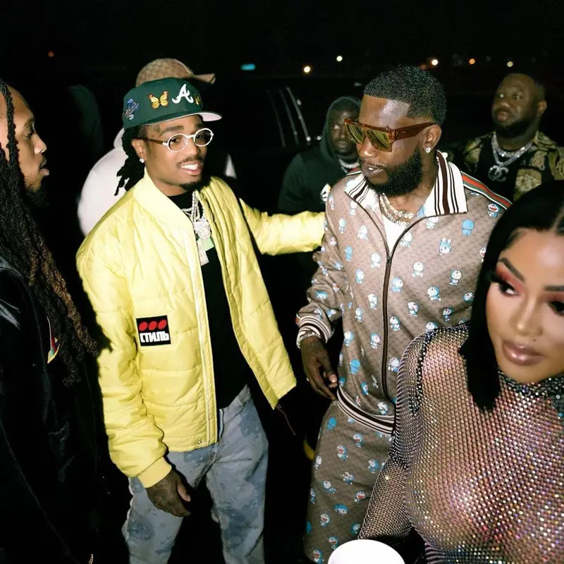 Gucci Mane outfit in Gucci and Doraemon, 2021