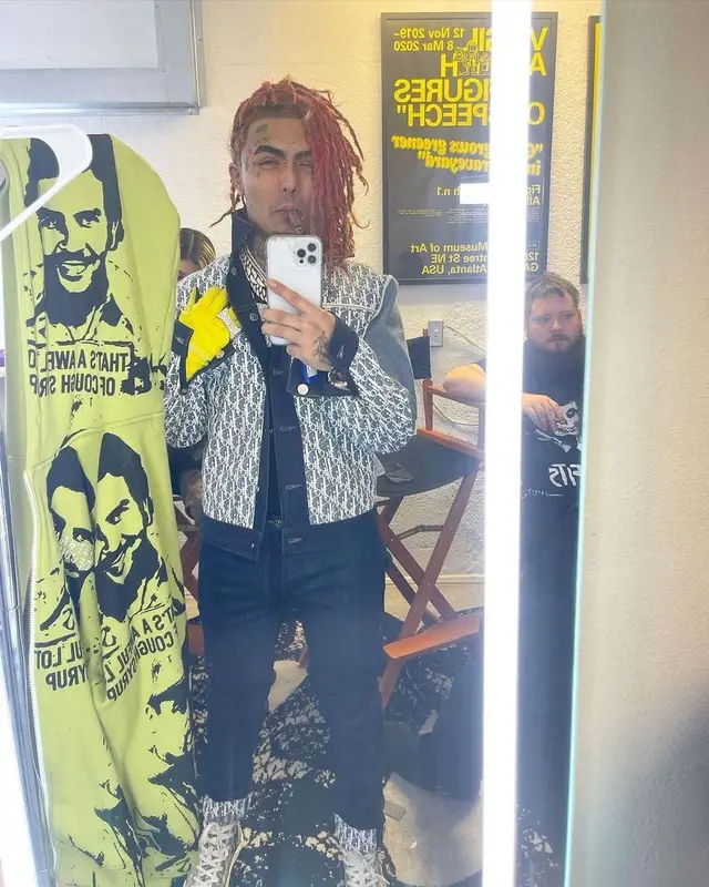 Lil Pump outfit in Dior, 2021