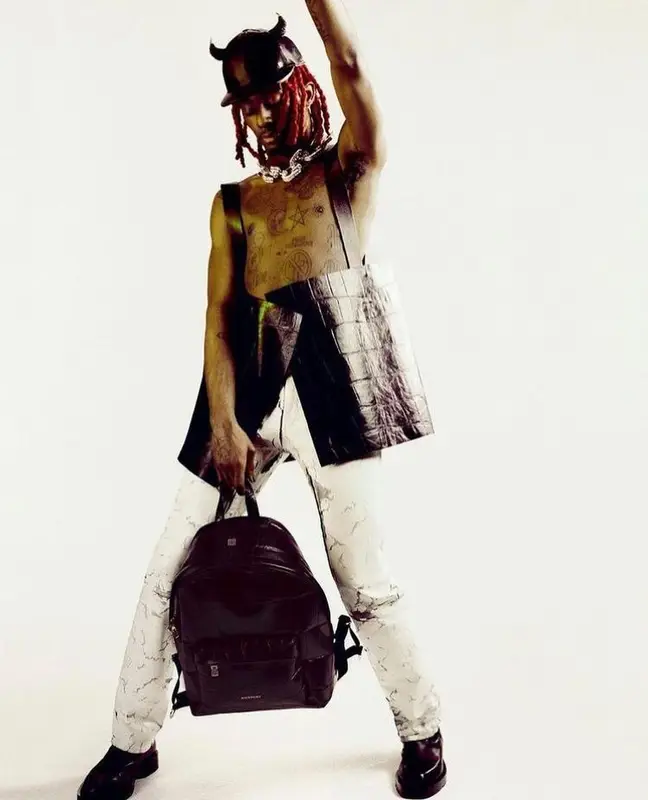 Playboi Carti outfit in Givenchy, 2021