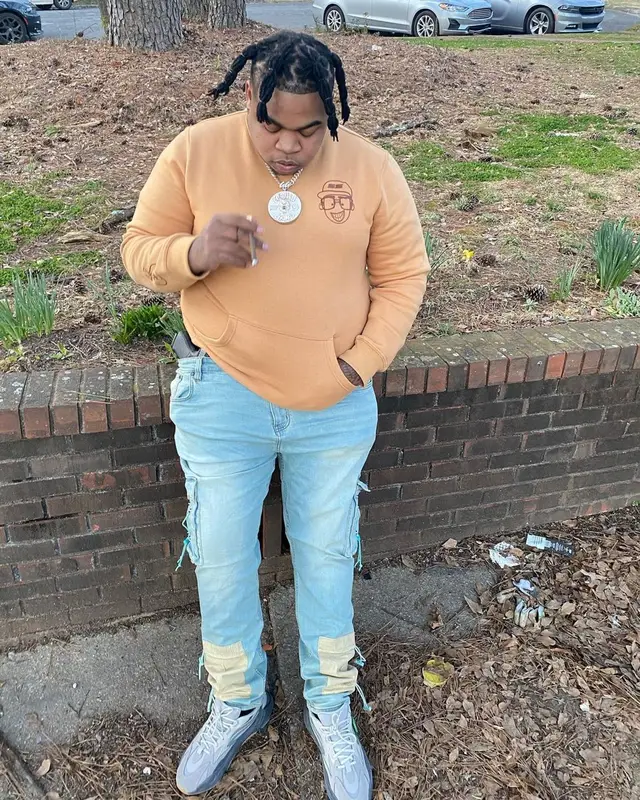 Big Yavo outfit in Secret Scientist and Adidas, 2021