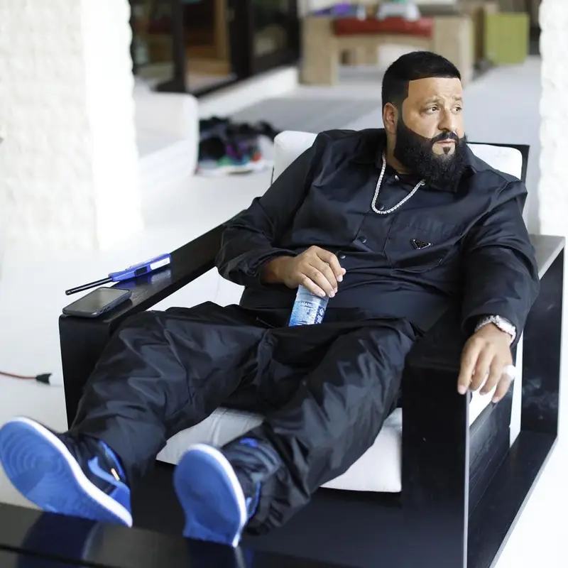 DJ Khaled outfit in Prada and Nike, 2021