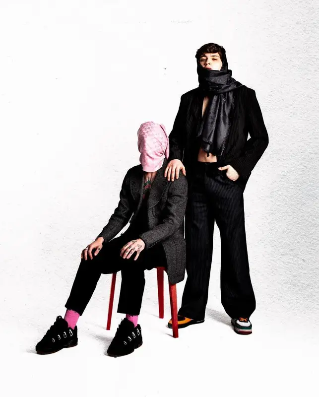 SEEMEE outfit in Saint Laurent, Nike, and Louis Vuitton, 2021