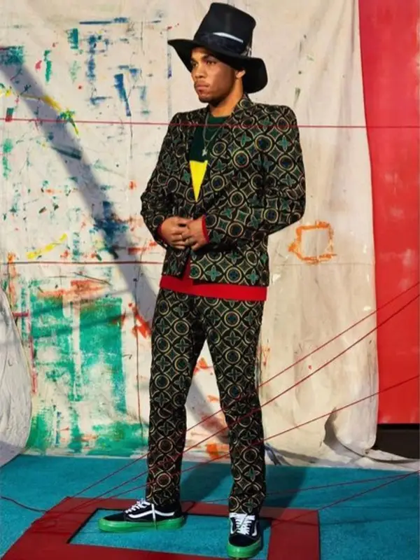 Anderson Paak outfit in Louis Vuitton, 2021