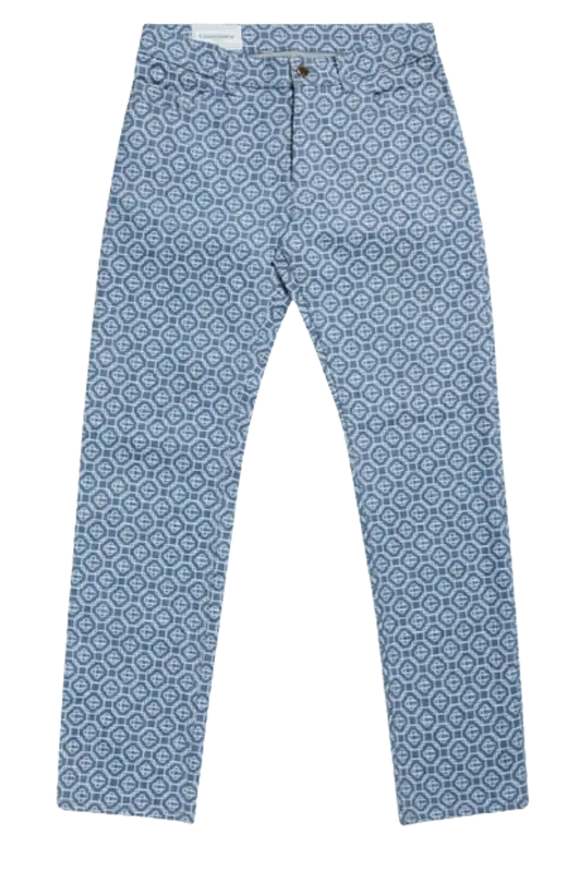 Casablanca Monogram Vintage Wash Denim Jeans $588