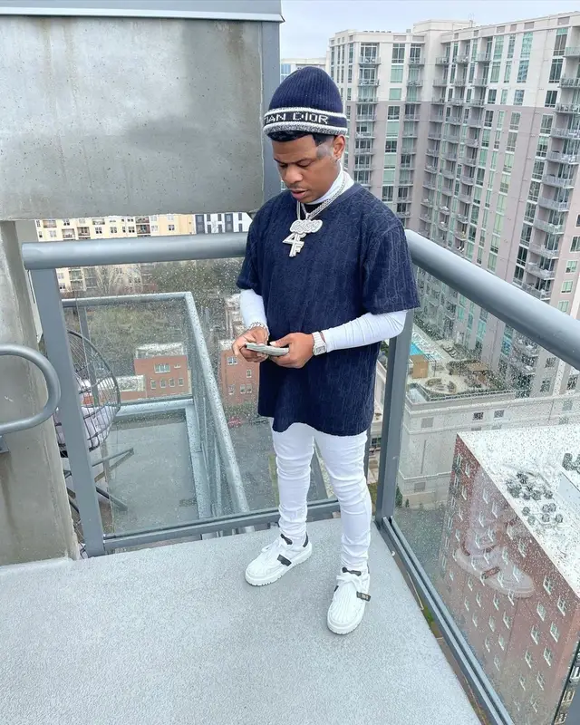 Rylo Rodriguez outfit in Dior, 2021