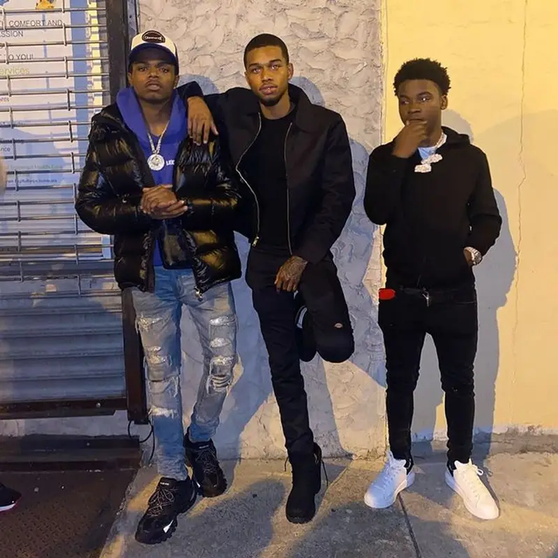 TJ Porter outfit in Moncler, Amiri, and Balenciaga, 2021