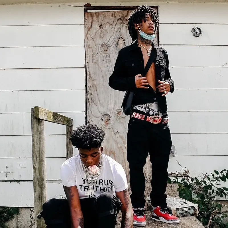 Nuski2Squad outfit in True Religion, B.B. Simon, and Jordan, 2020