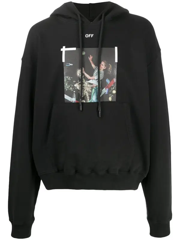 Off-White Slim Fit Pascal Black Hoodie 