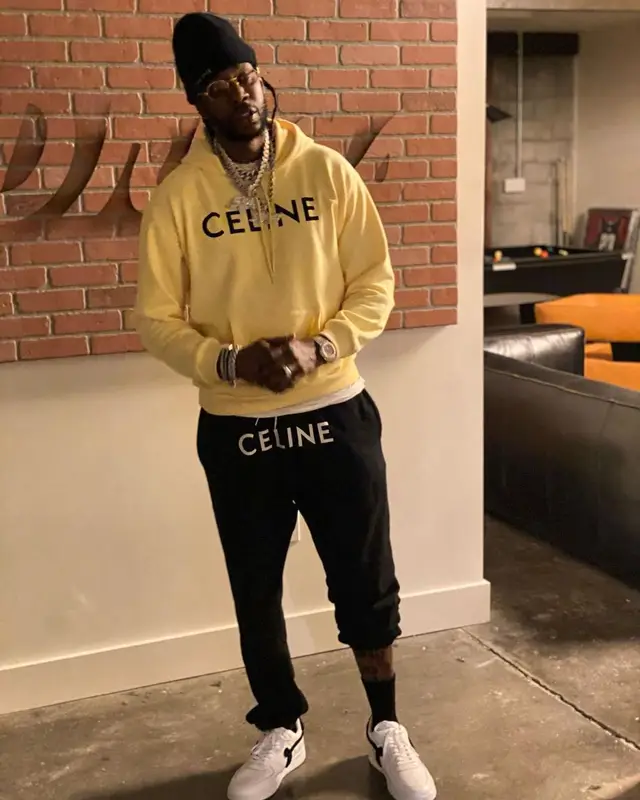 2 Chainz outfit in Celine, 2021
