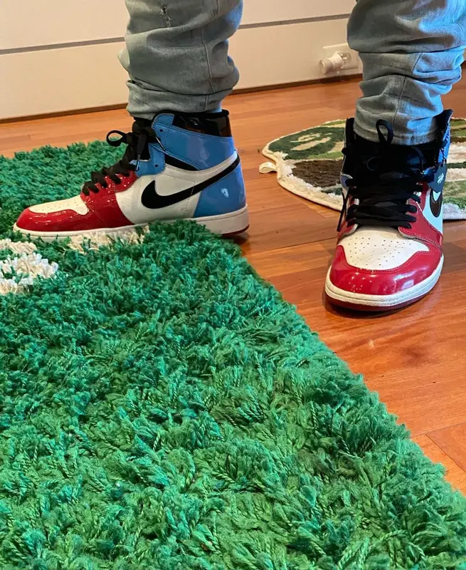 Maxo Kream outfit in Amiri, Nike, and Louis Vuitton, 2021