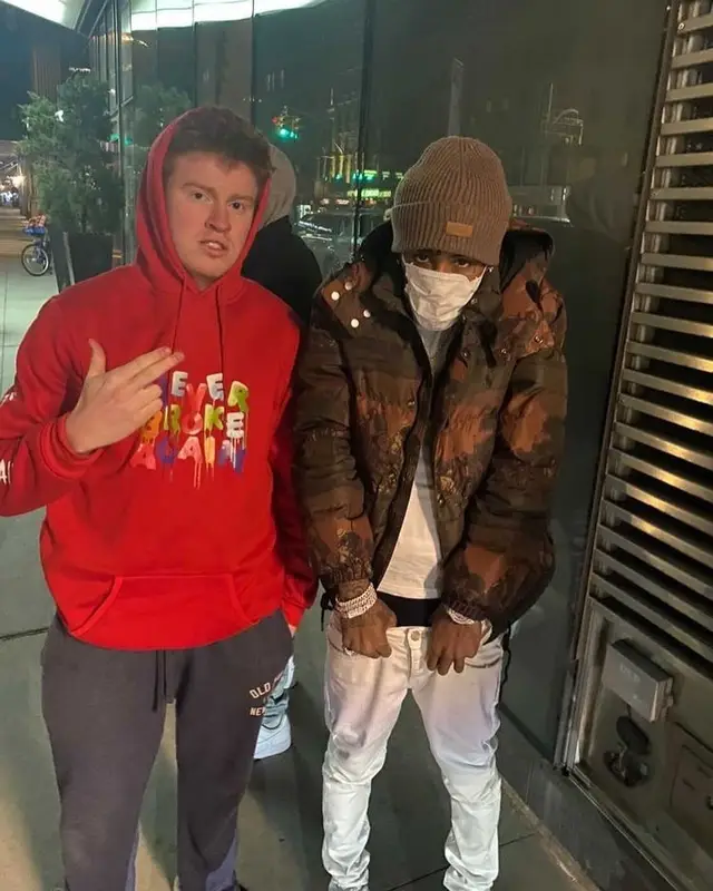 NBA YoungBoy outfit in Ralph Lauren, John Elliott, and Ugg, 2021