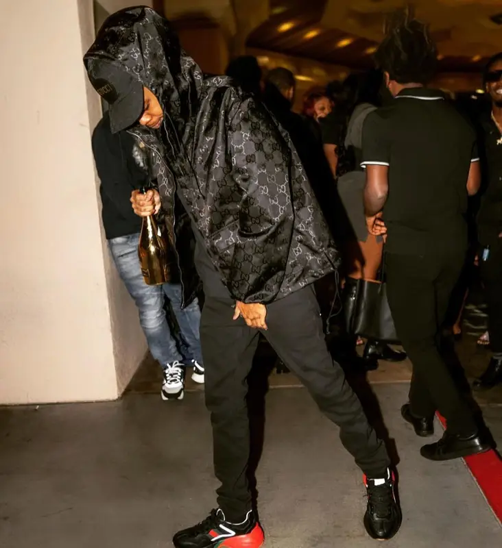 Lil Poppa outfit in Gucci, 2021