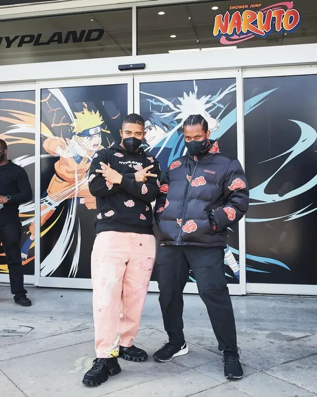 Denzel Curry outfit in Hypland and Nike, 2021