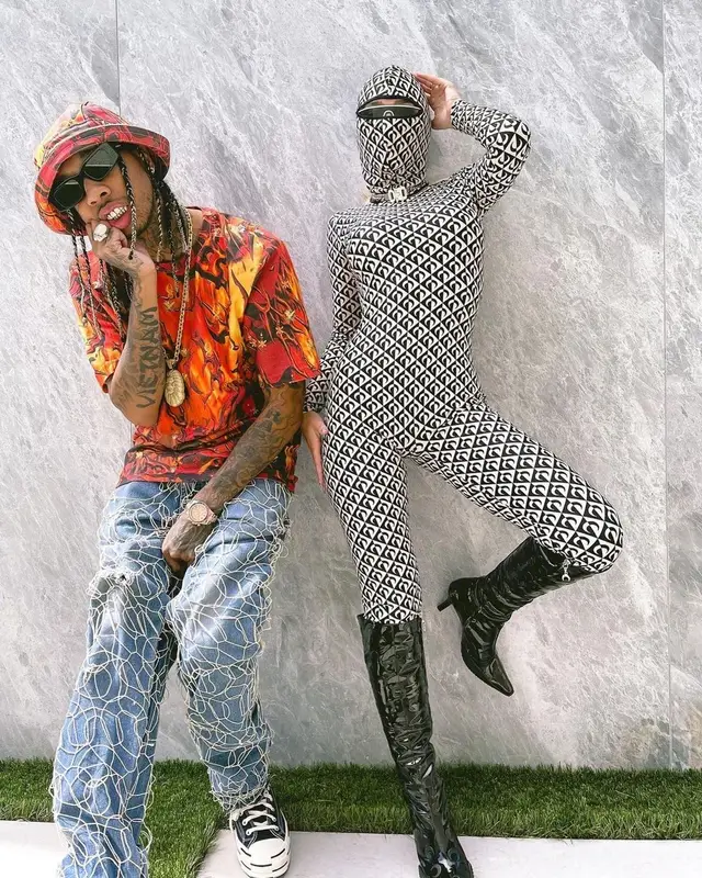Tyga outfit in Converse, Akila, and 40s & Shorties, 2021