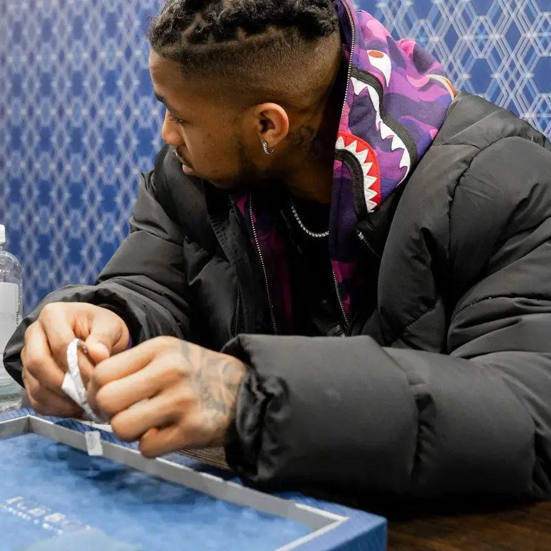 DDG outfit in Balenciaga, Bape, and Ksubi, 2021