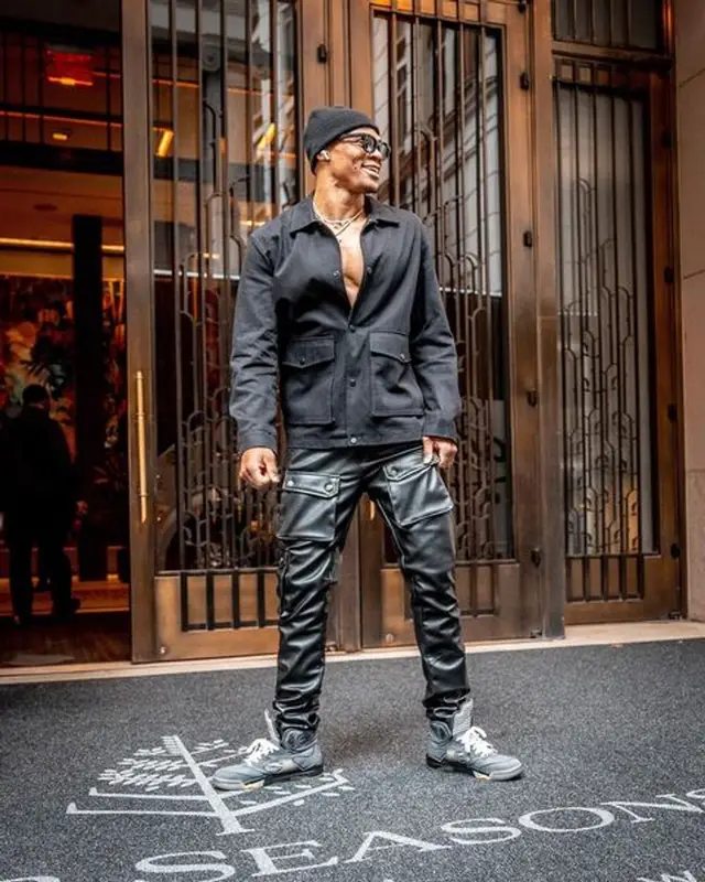 Russell Westbrook outfit in Bottega Veneta, Rhude, and Honor The Gift, 2021