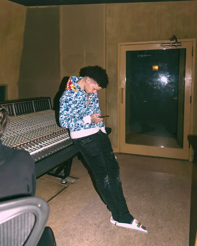 Lil Mosey outfit in Bape, Amiri, and Gucci, 2021