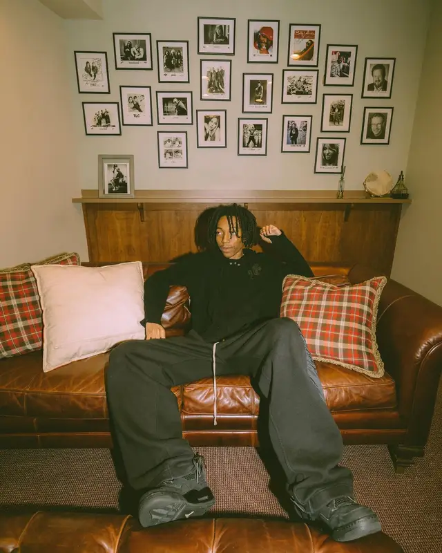 Lil Tecca outfit in Rick Owens and Jordan, 2021
