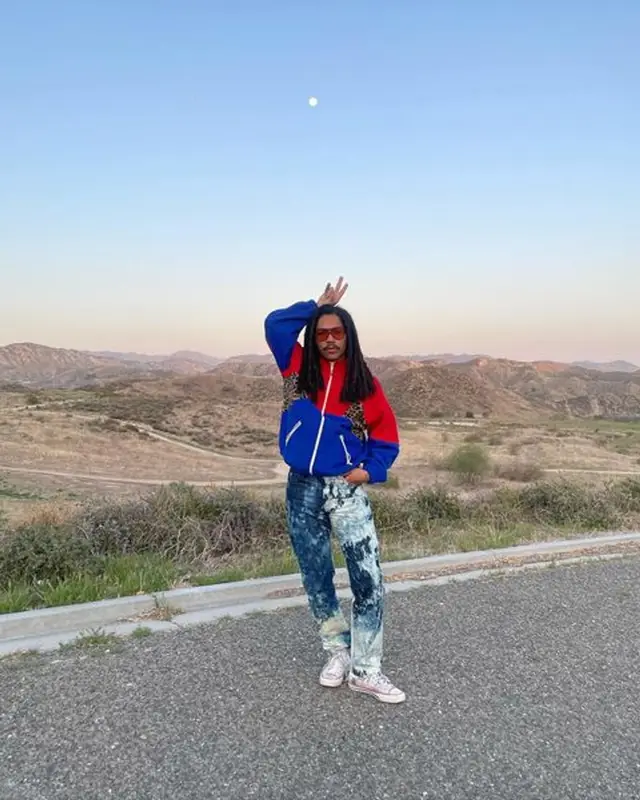 Luka Sabbat outfit in Celine and Converse, 2021