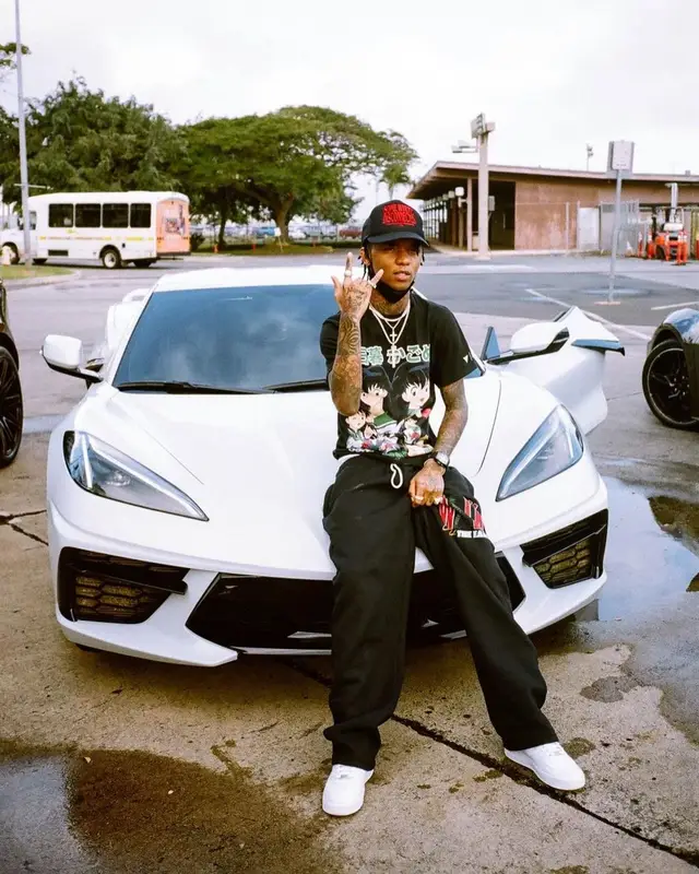 Swae Lee outfit in Hypland and Nike, 2021