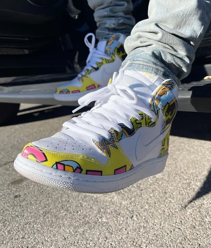 Funny Mike outfit in Moncler, Amiri, and Nike, 2021