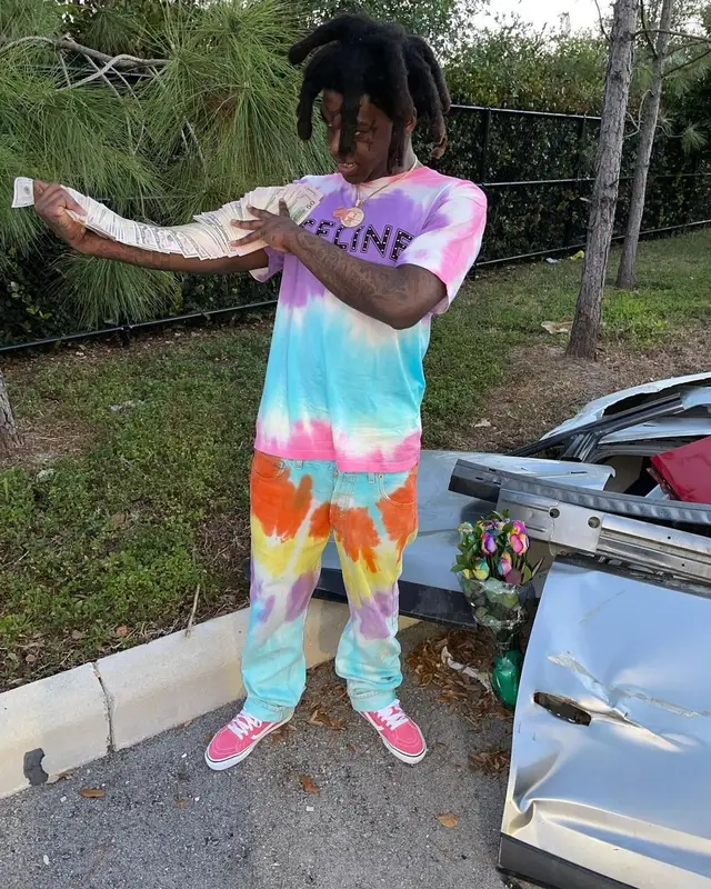 Kodak Black outfit in Celine, Gallery Dept., and Vans, 2021