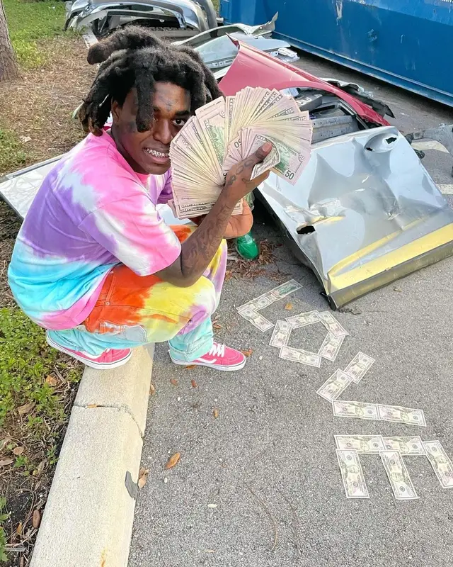 Kodak Black outfit in Celine, Gallery Dept., and Vans, 2021