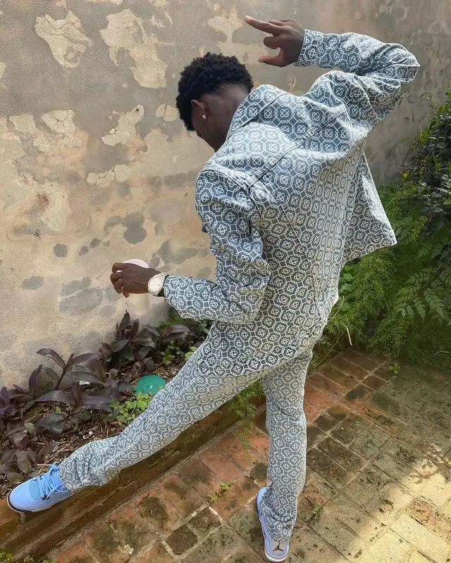 Quando Rondo outfit in Casablanca, Jordan, and No Name, 2021