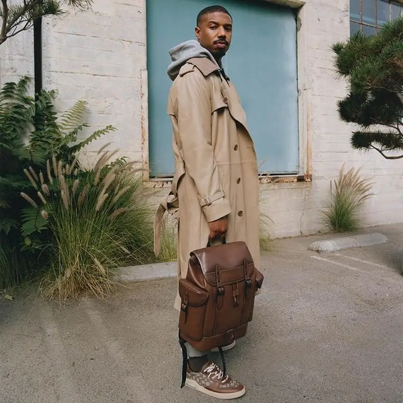 Michael B. Jordan outfit in Coach, 2021