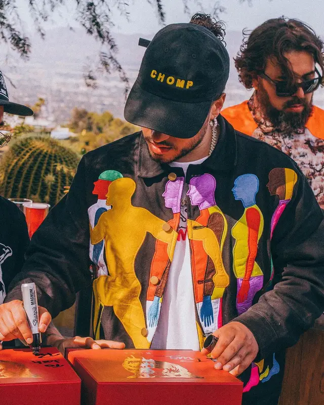 Russ outfit in Puma, Russ Merch, and KidSuper, 2021