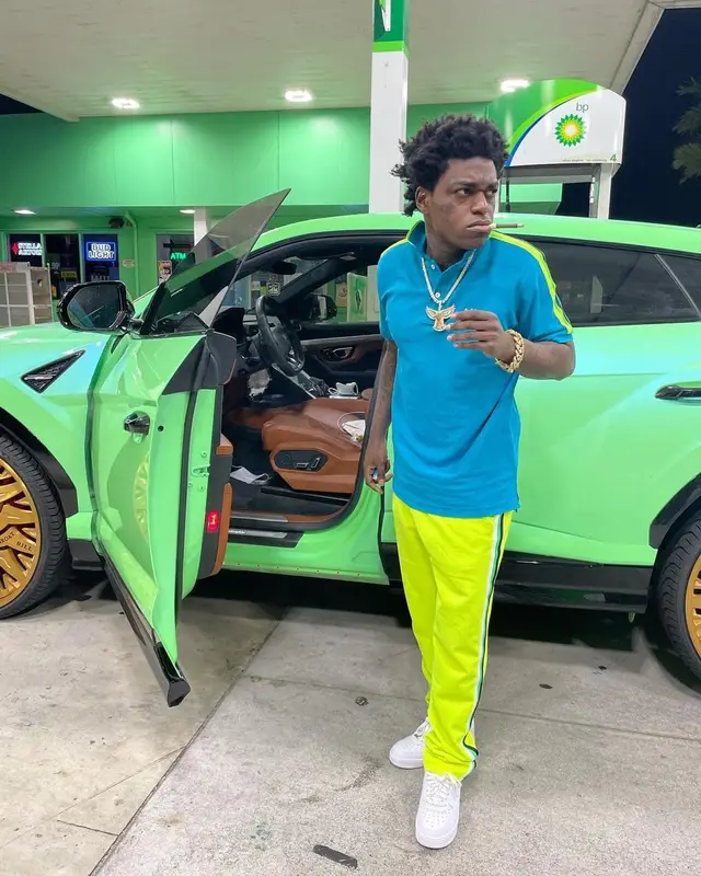 Kodak Black outfit in Psycho Bunny and Nike, 2021