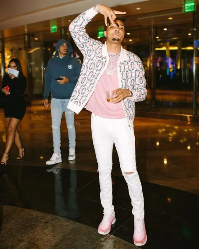 G Herbo outfit in Casablanca, Amiri, and Chanel, 2021