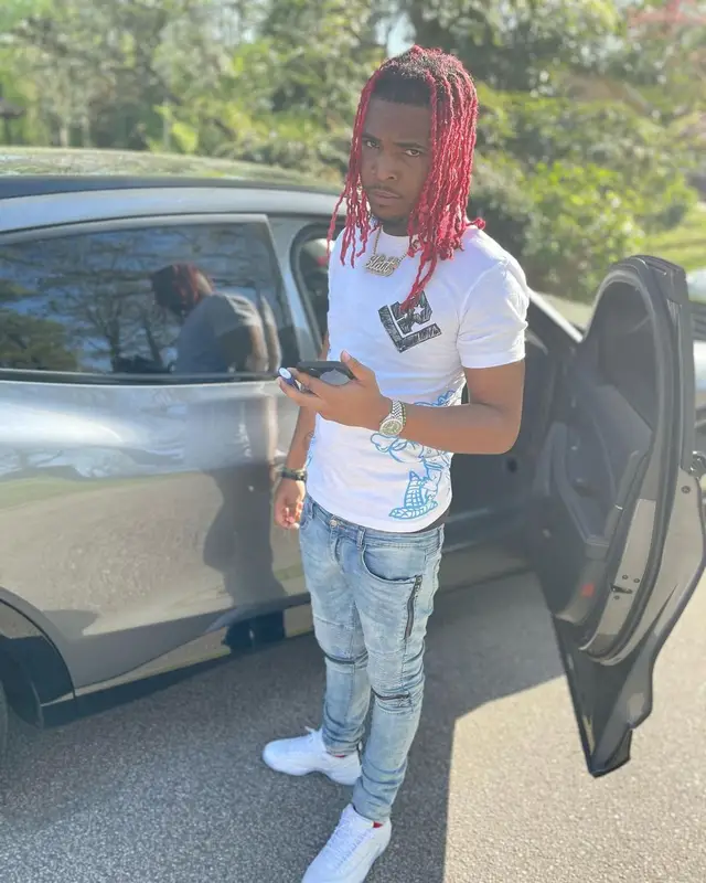 Lil Keed outfit in Amiri and Jordan, 2021